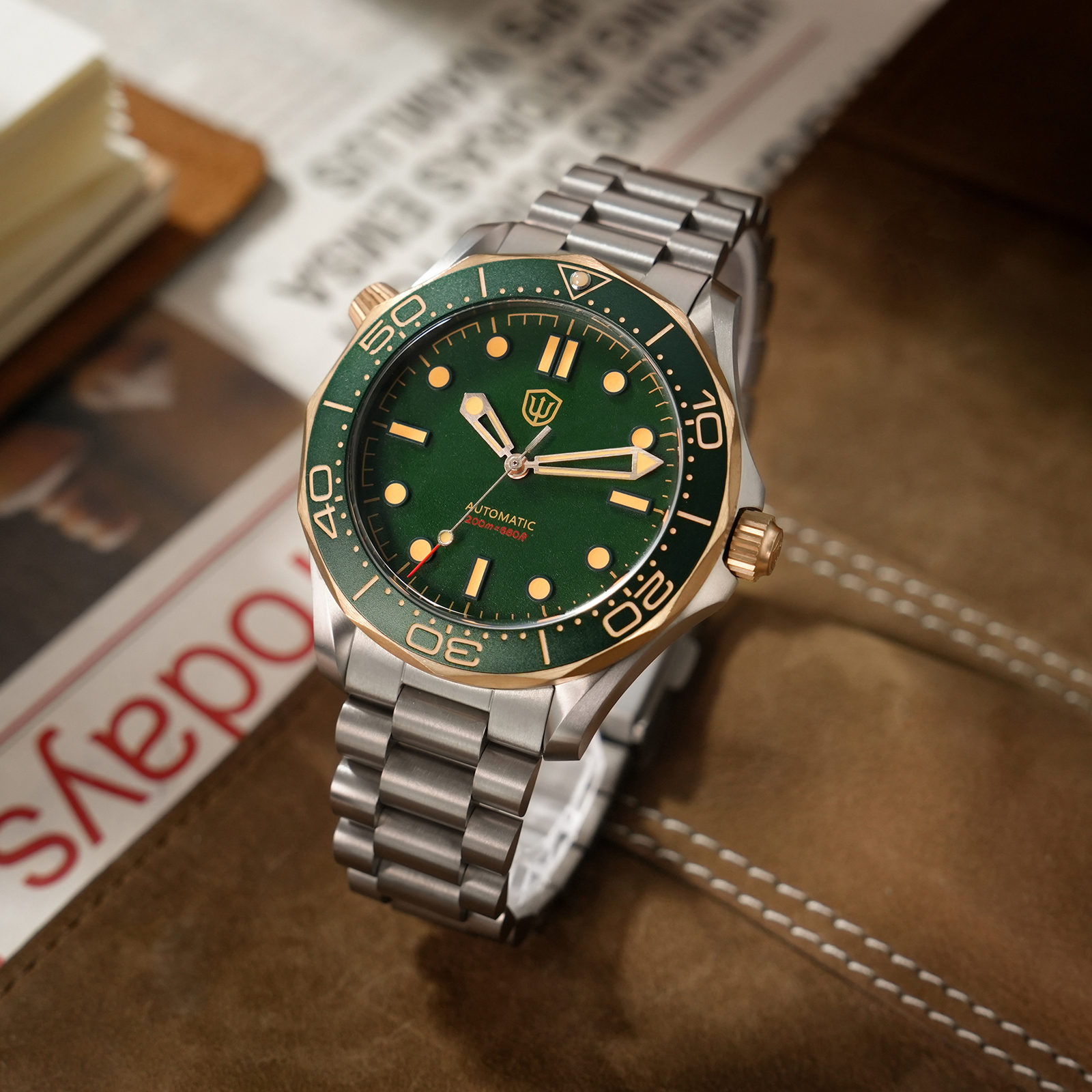 Watchdives WD007 V4 42Mm Titan - مراجعة Waterproof Diving Watch وسعره