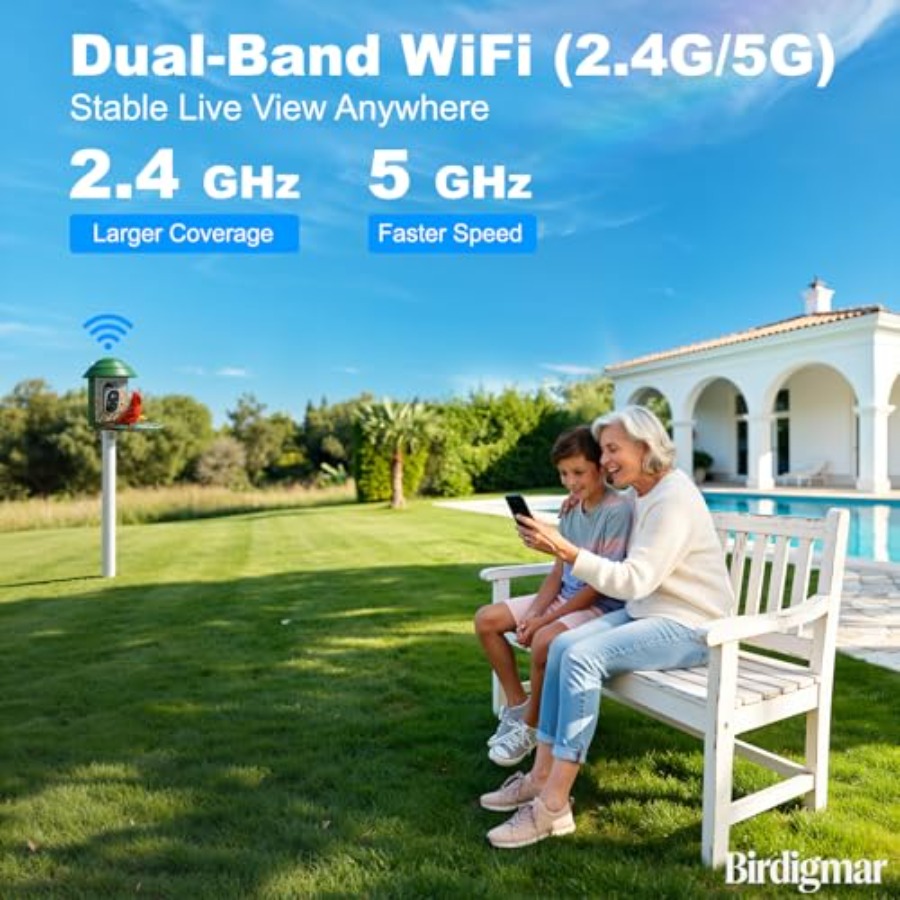 Bird Feeder with Camera for Ou - مراجعة Smartwatch I Watches وسعره