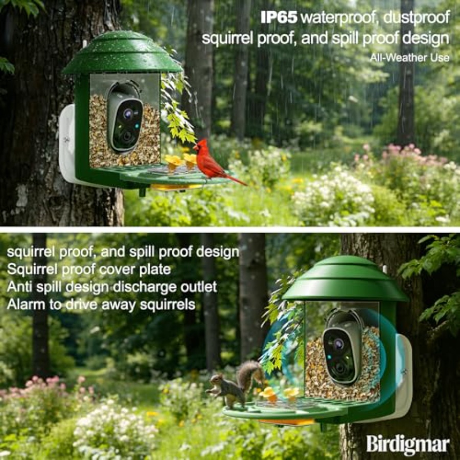 Bird Feeder with Camera for Ou - مراجعة Smartwatch I Watches وسعره