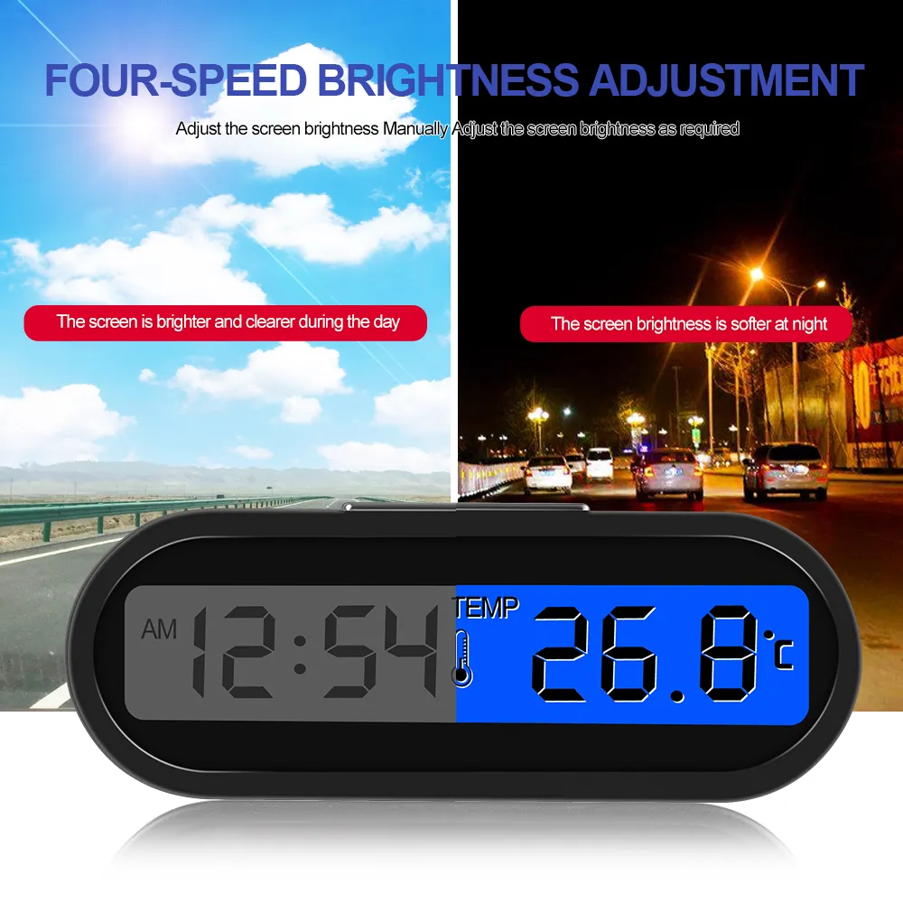 Car Clock Luminous LCD Backlig - مراجعة Watch Display Pillow وسعره