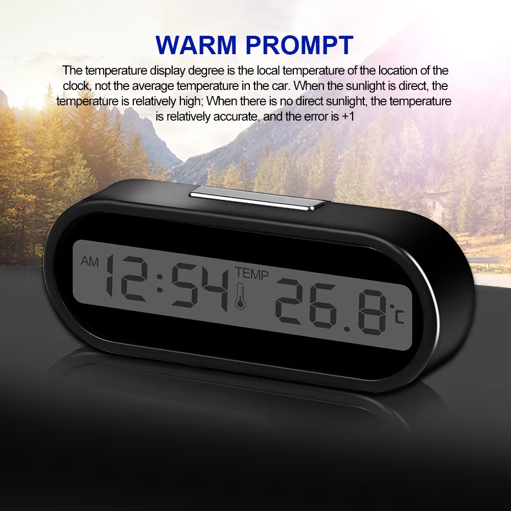 Car Clock Luminous LCD Backlig - مراجعة Watch Display Pillow وسعره
