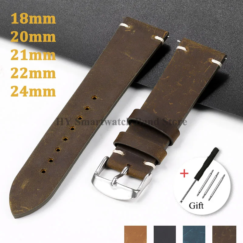 18mm 20mm 21mm 22mm 24mm Vinta - مراجعة Smartwatch Vintage Watches For Men وسعره