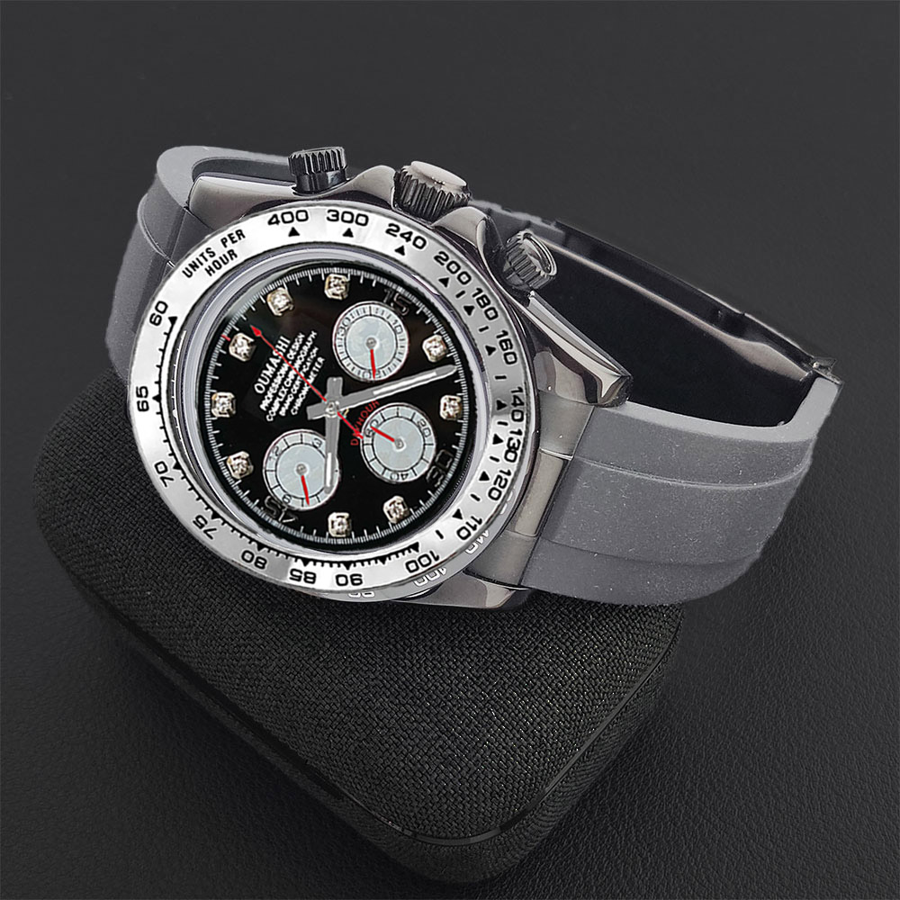 Luxury VK63 WATCH 39.3mm quart - مراجعة Watch Bezel Insert وسعره