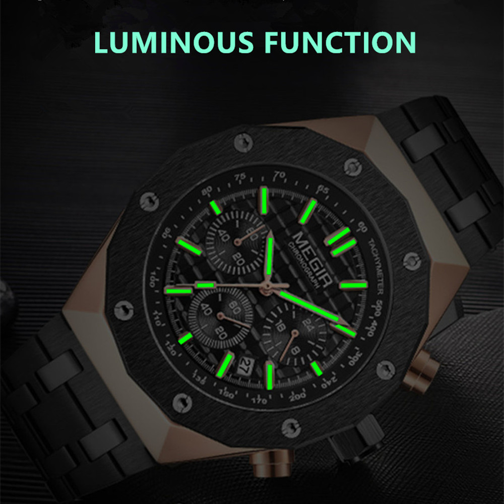 MEGIR Chronograph Luxury Men S - مراجعة Smartwatch Watches Digital وسعره