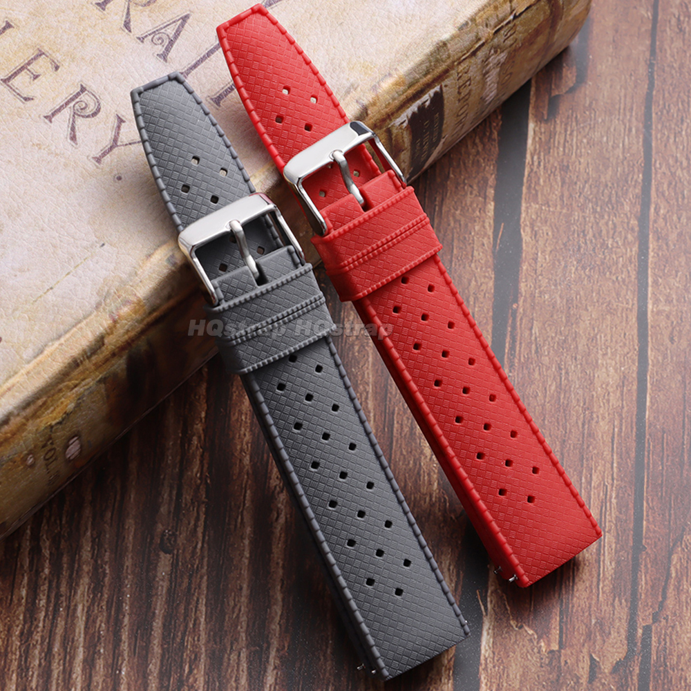 New Tropical Rubber Strap 20mm - مراجعة Citizen Watches Smartwatch وسعره