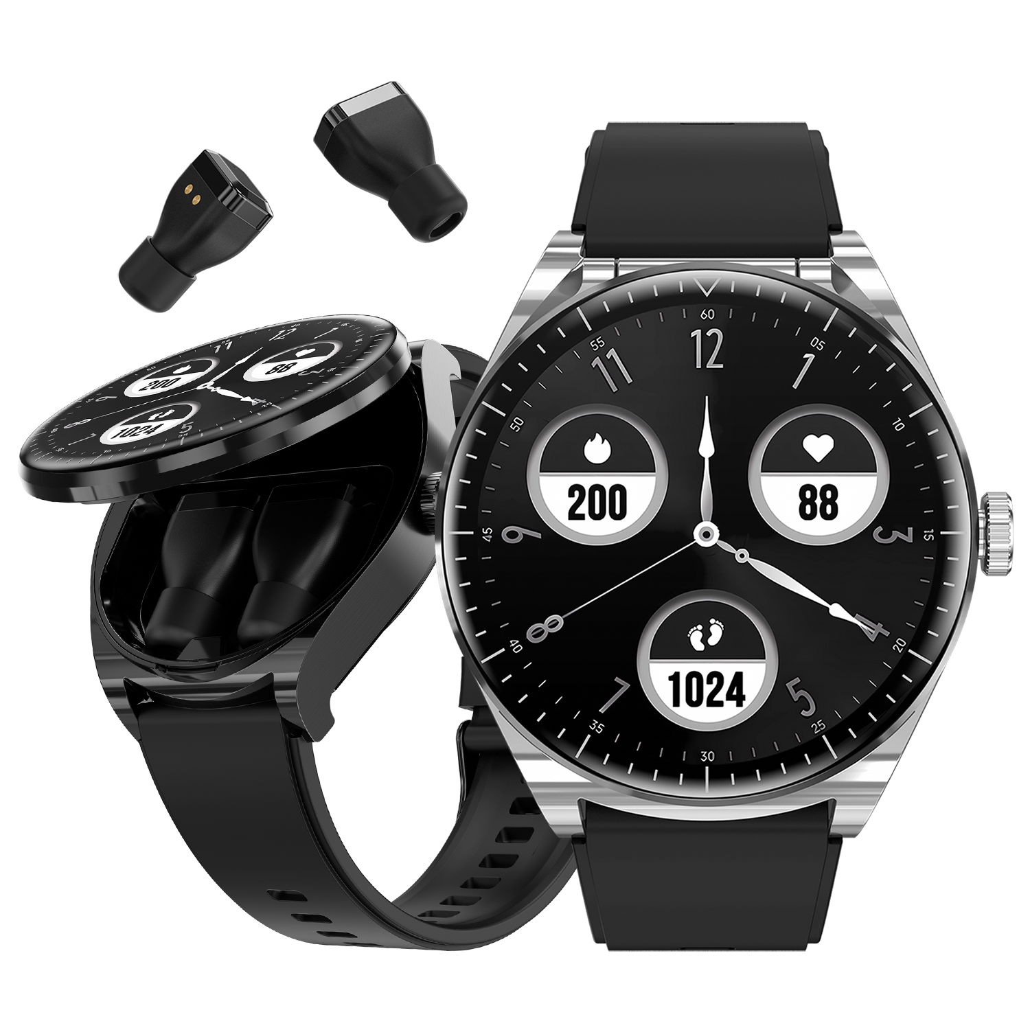 TWS Headphone Smart Watch Men  - مراجعة Smartwatch Noise Watches For Men وسعره