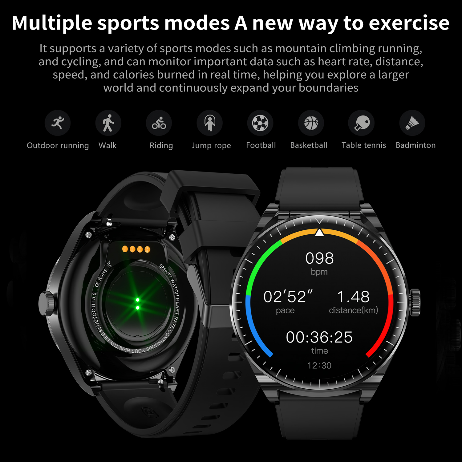 TWS Headphone Smart Watch Men  - مراجعة Smartwatch Noise Watches For Men وسعره