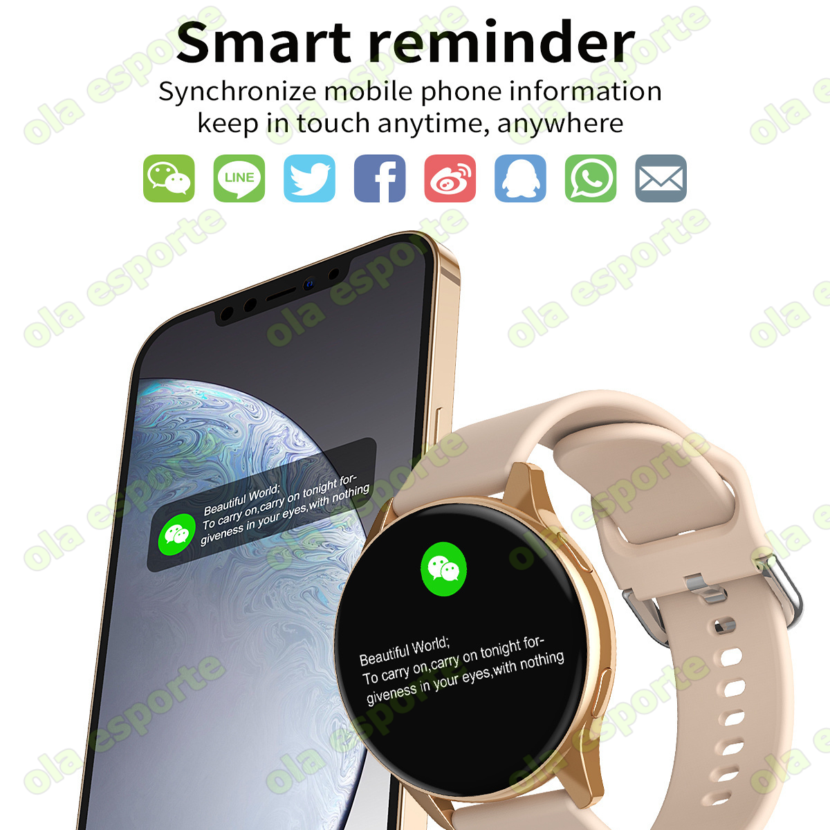 Ola Esporte Bluetooth Smart Wa - مراجعة Smartwatch Watches Wallpaper وسعره