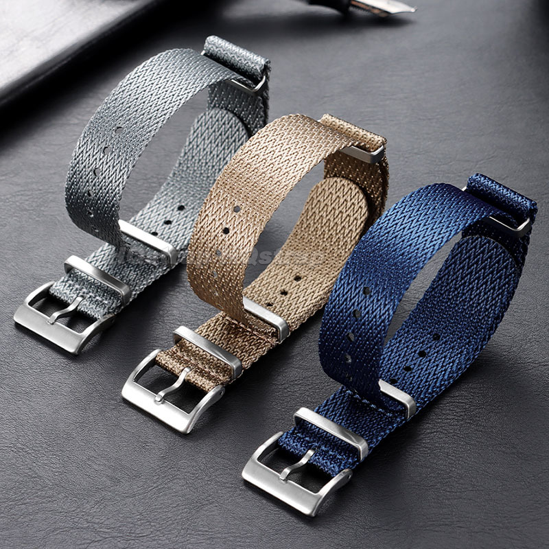 Canvas Nylon Watch Band 18mm 2 - مراجعة Omega Watches Smartwatch وسعره