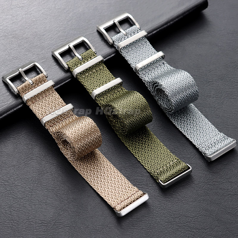 Canvas Nylon Watch Band 18mm 2 - مراجعة Omega Watches Smartwatch وسعره