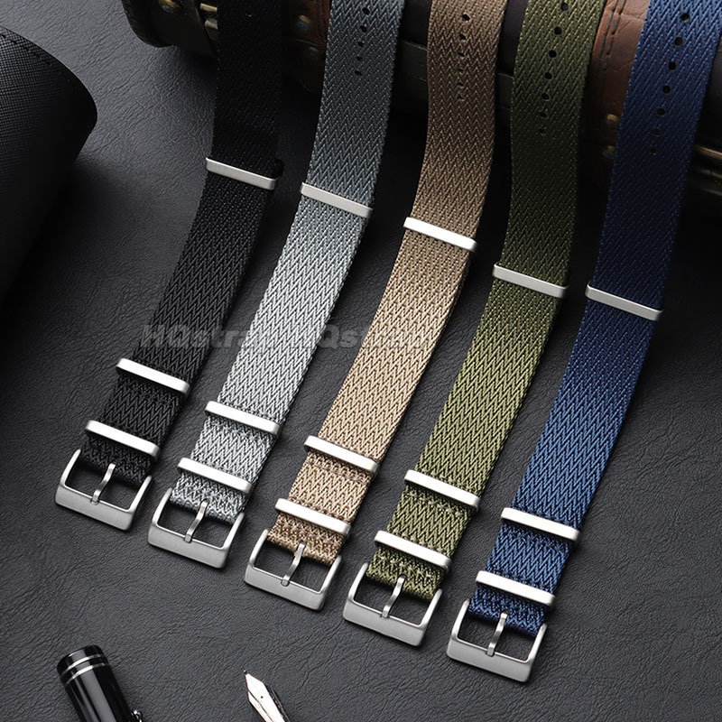 Canvas Nylon Watch Band 18mm 2 - مراجعة Omega Watches Smartwatch وسعره