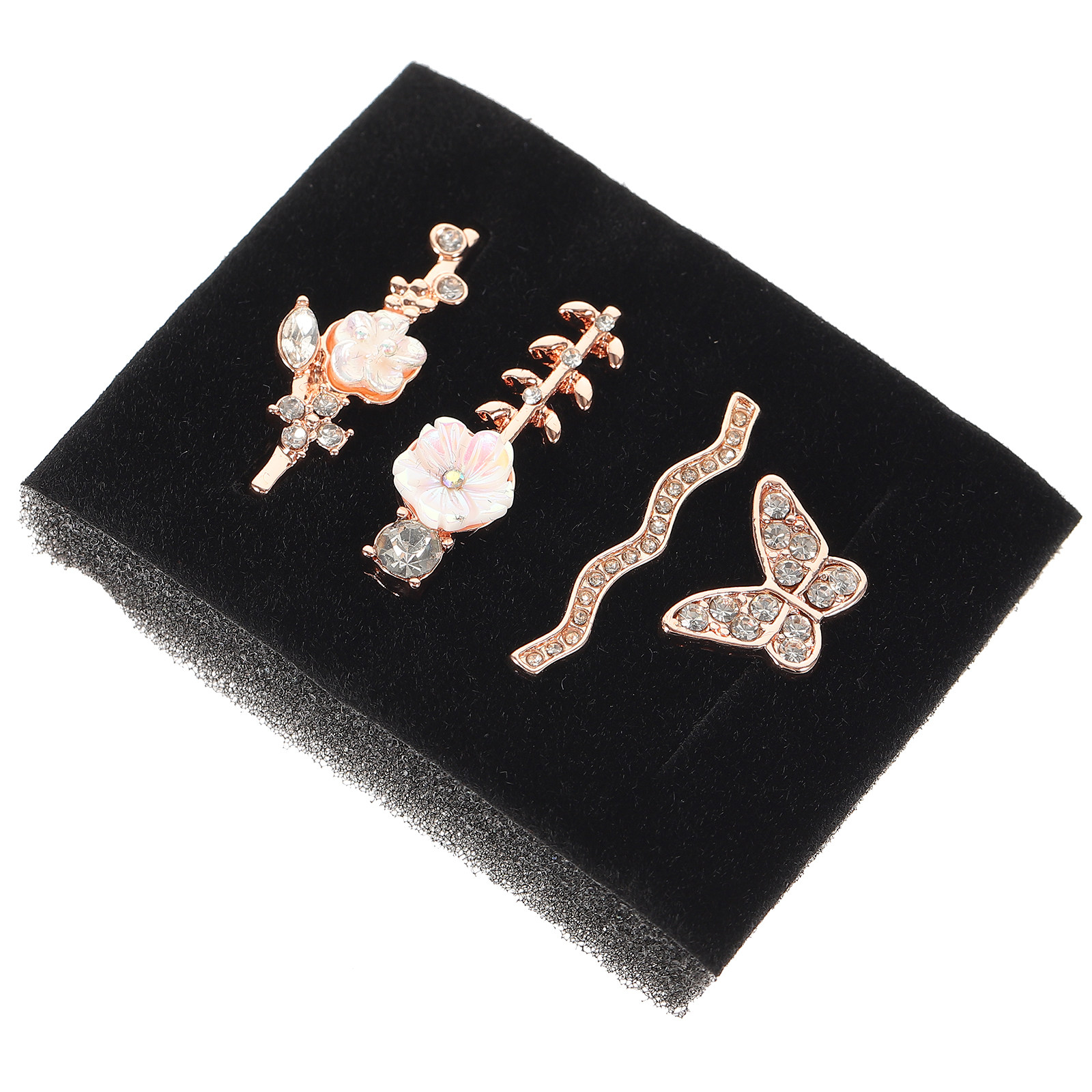 4Pcs Metal Watchband Charms Rh - مراجعة Smartwatch Ring Watches وسعره