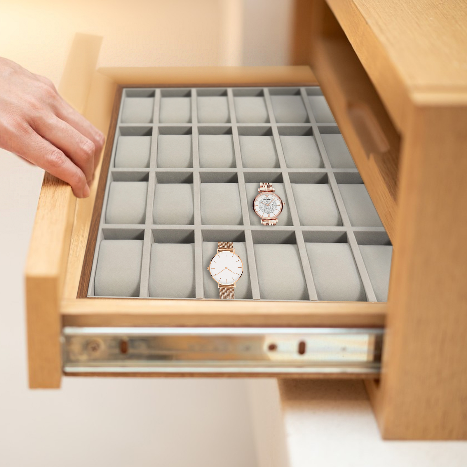 Grey Walnut Density Board 40*3 - مراجعة Watch Display Pillow وسعره