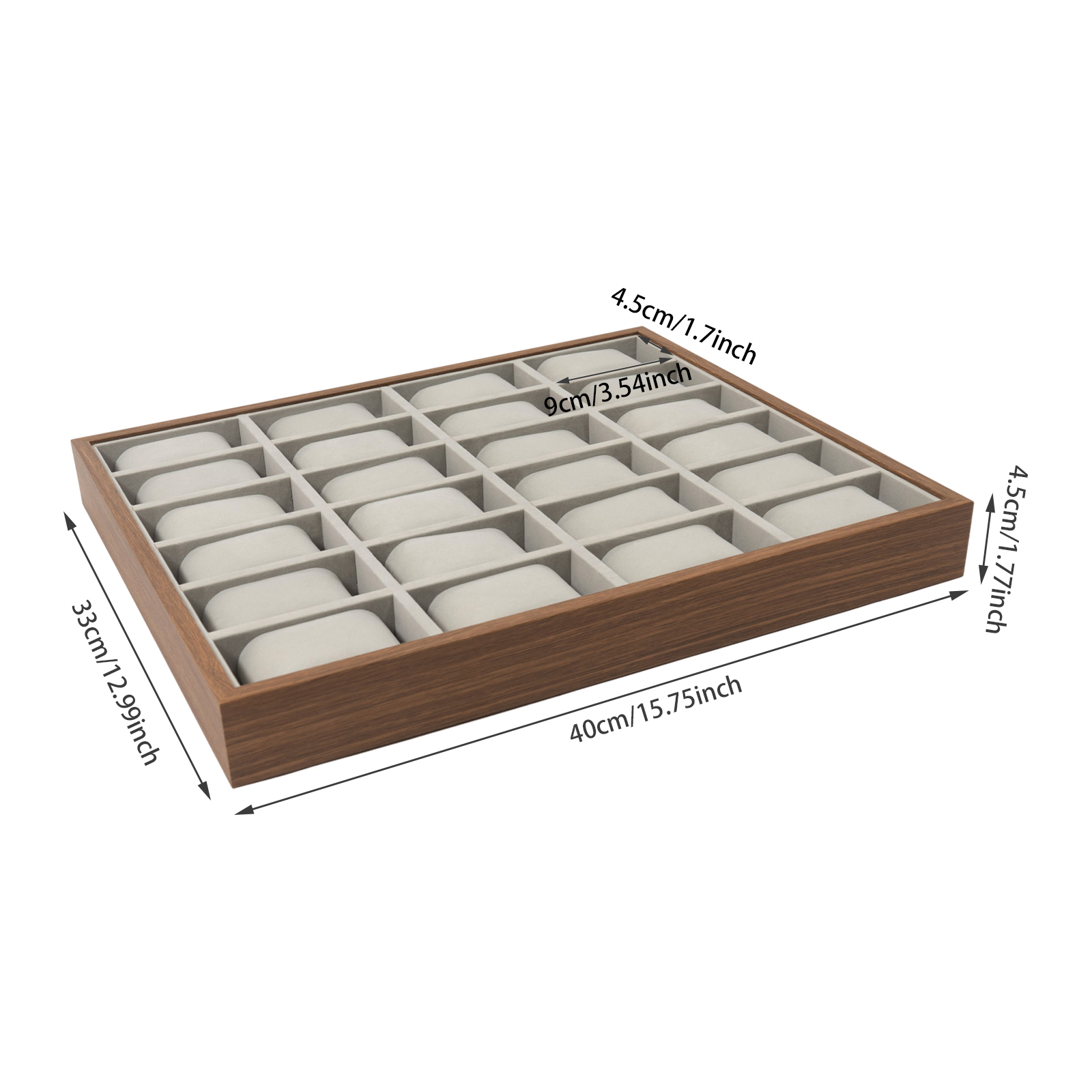 Grey Walnut Density Board 40*3 - مراجعة Watch Display Pillow وسعره
