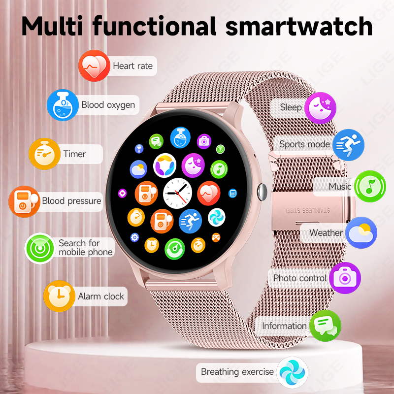 LIGE 2026 Sports Fitness Watch - مراجعة Smartwatch Latest Watches For Women وسعره