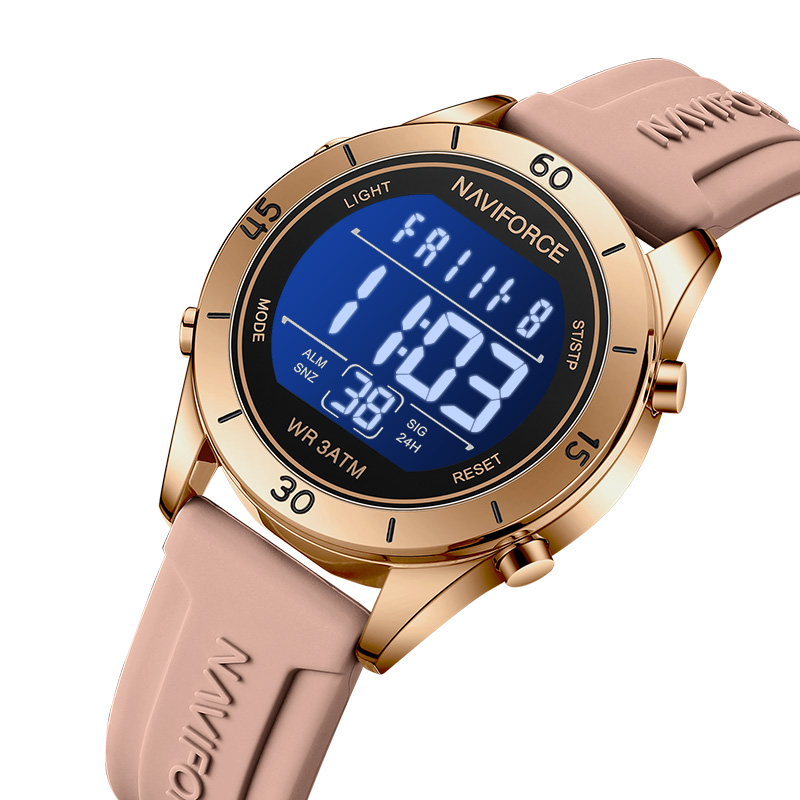 NAVIFORCE Watch For Women Fash - مراجعة Silicone Sport Band وسعره