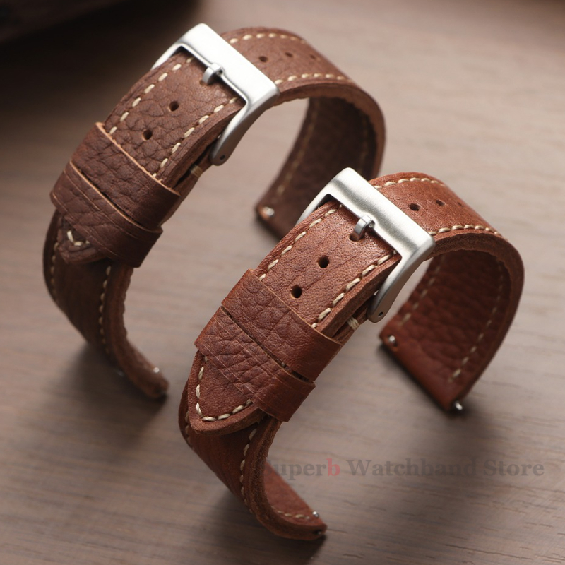 Cowhide Watch Band 20mm 22mm 2 - مراجعة Omega Watches Smartwatch وسعره