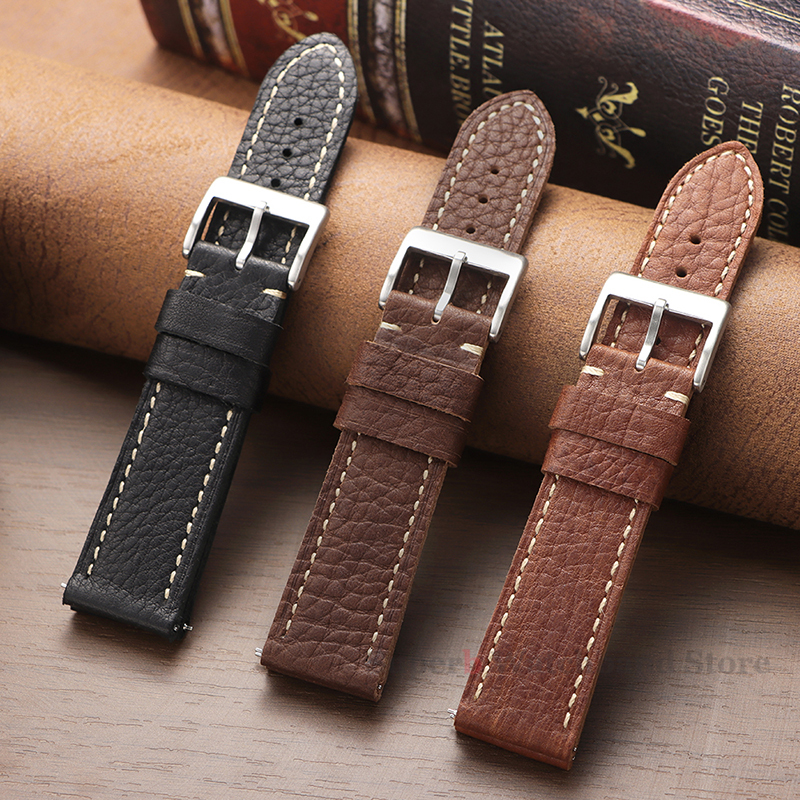 Cowhide Watch Band 20mm 22mm 2 - مراجعة Omega Watches Smartwatch وسعره