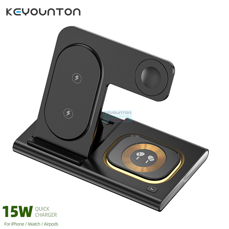 3 In 1 Wireless Charger For iP - مراجعة Watch Watch Xs وسعره