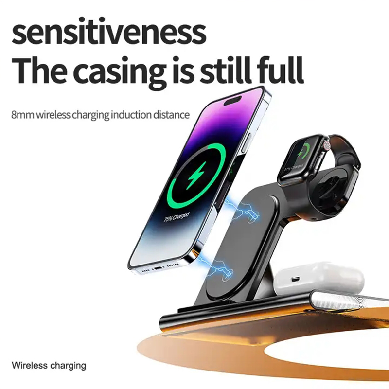 3 In 1 Wireless Charger For iP - مراجعة Watch Watch Xs وسعره