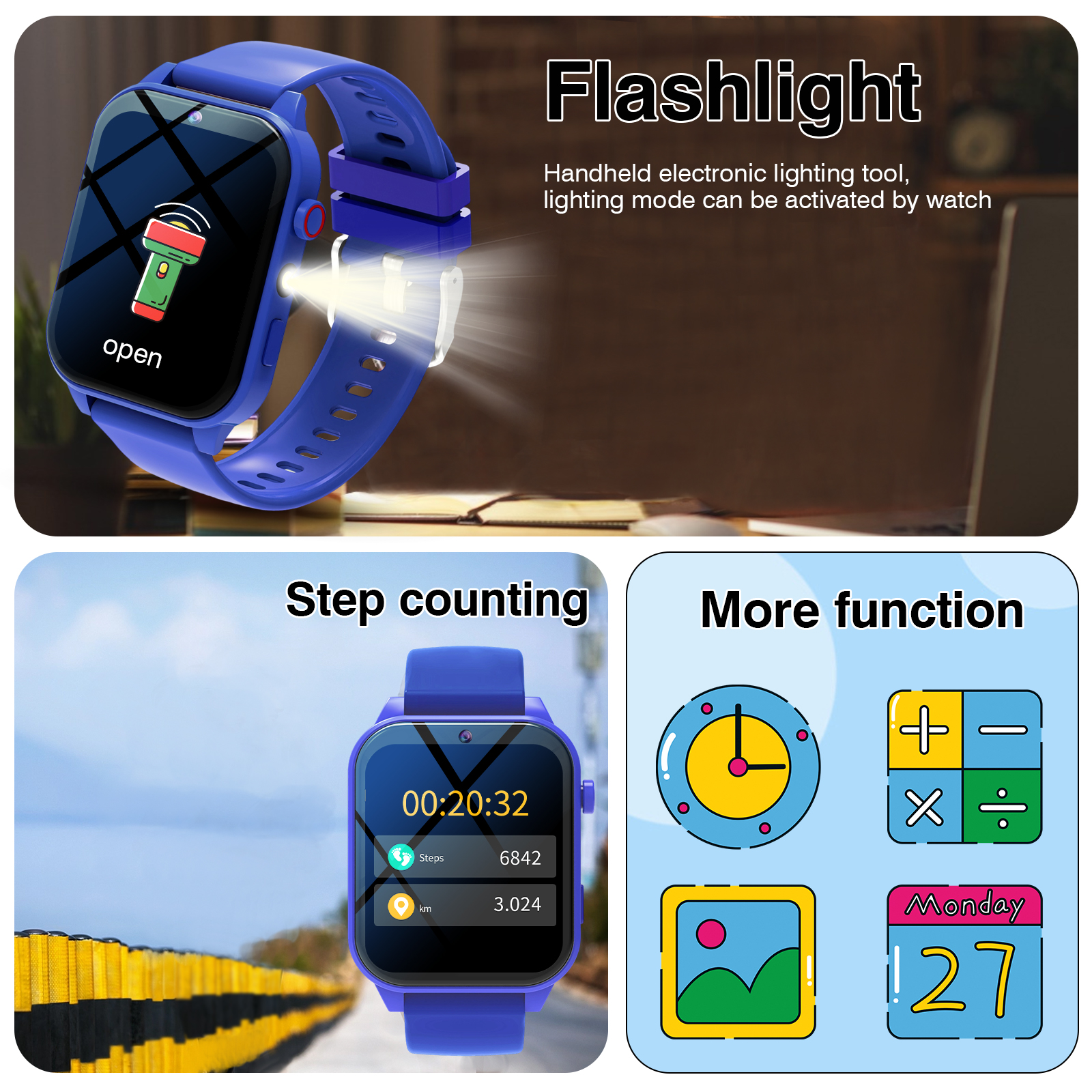 Kids′s Smart Watch 18 Games Ca - مراجعة Smartwatch Watches Digital وسعره