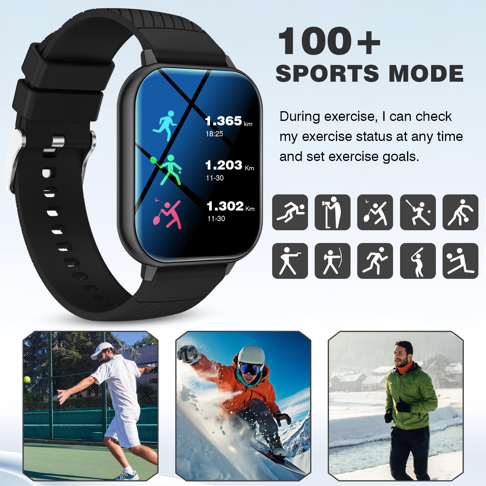 Multifunctional Smart Watch 1. - مراجعة Smartwatch Watches Wallpaper وسعره