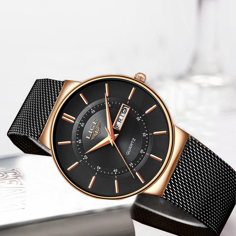 LIGE Women Watches Luxury Bran - مراجعة Waterproof Diving Watch وسعره
