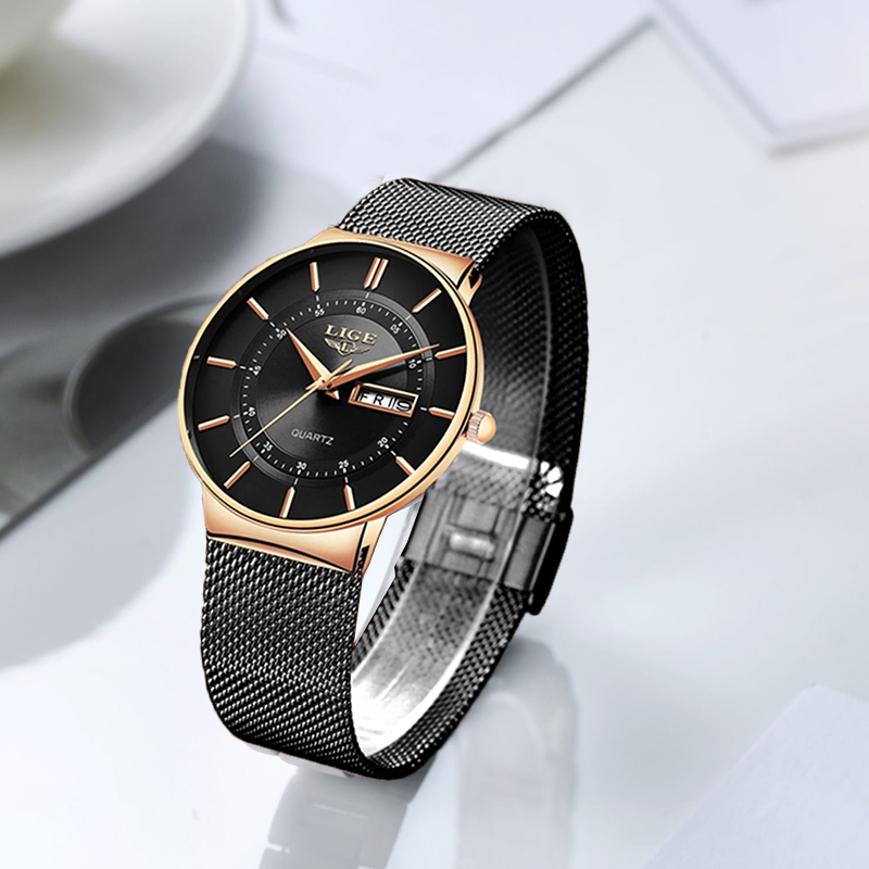 LIGE Women Watches Luxury Bran - مراجعة Waterproof Diving Watch وسعره