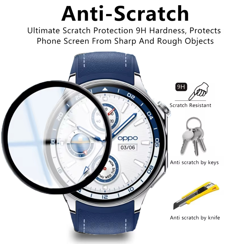 Screen Protector For OPPO Watc - مراجعة Xwatch Smartwatch وسعره