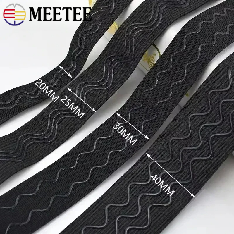 10Meters 20-40mm Elastic Band  - مراجعة Silicone Sport Band وسعره