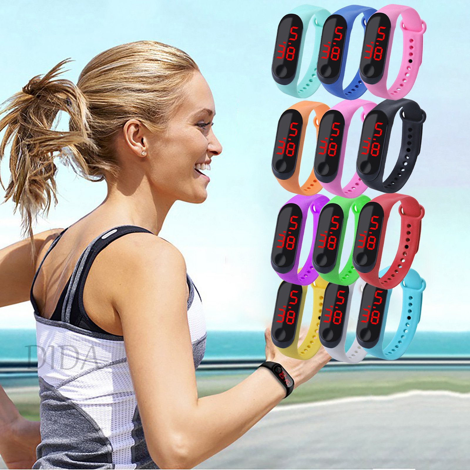 Sports Outdoor Bracelet Electr - مراجعة Smartwatch Watches Digital وسعره