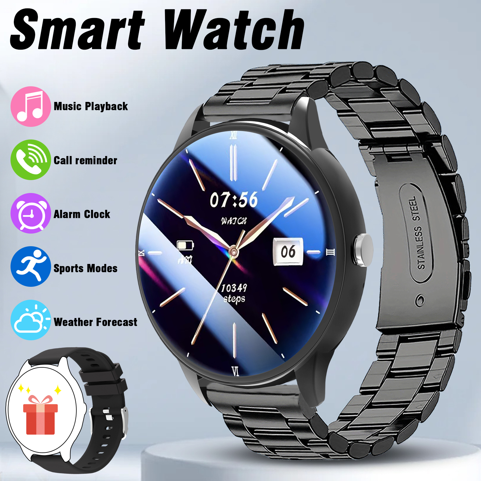 2026 New Smartwatch, Simple an - مراجعة Smartwatch Watches Wallpaper وسعره