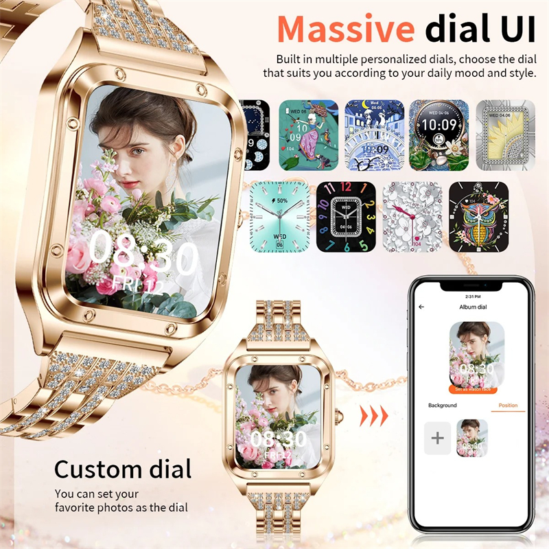 LIGE Fashion Smart Watch Ladie - مراجعة Smartwatch Latest Watches For Women وسعره
