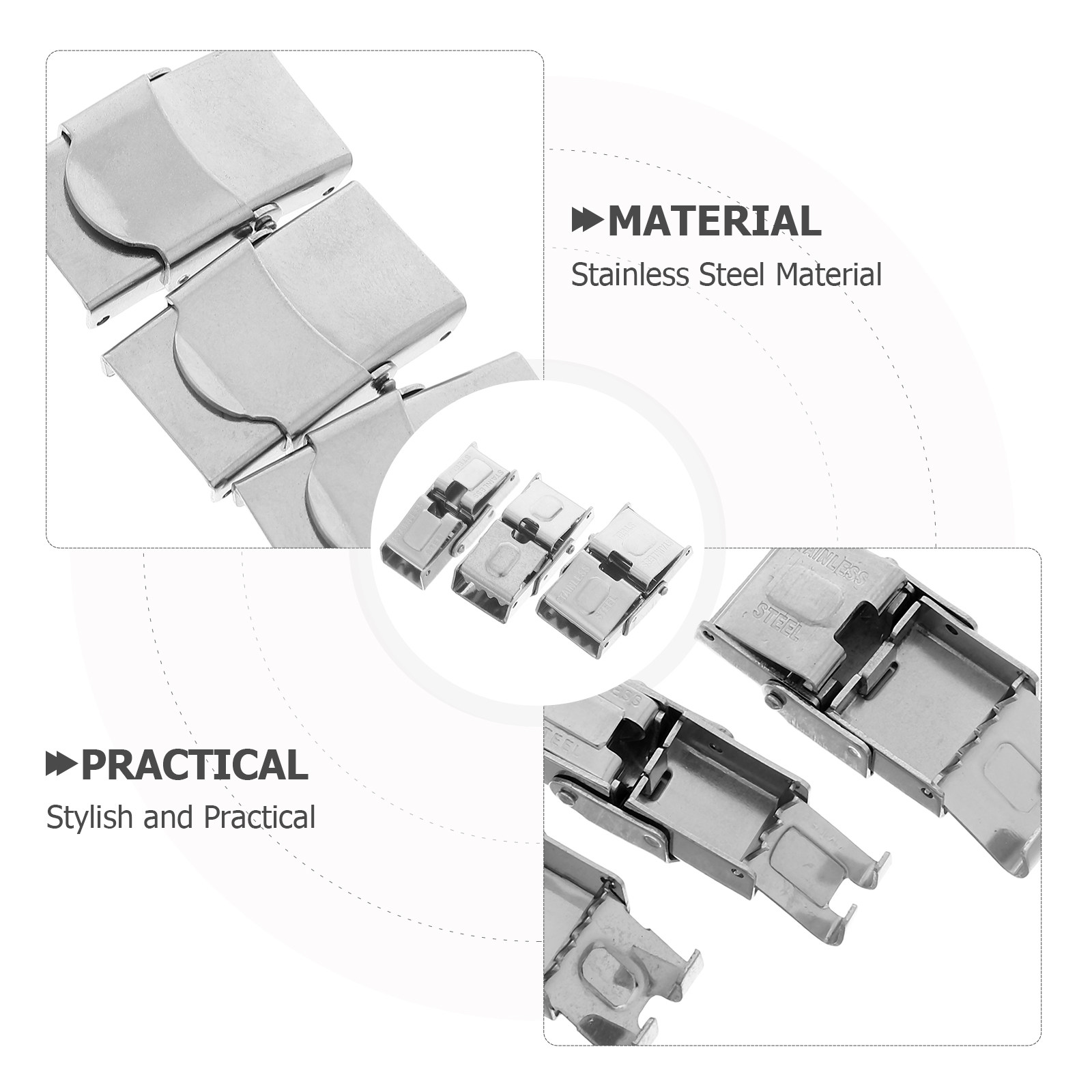 15Pcs Hand Watch Stainless Ste - مراجعة Mesh Stainless Strap وسعره