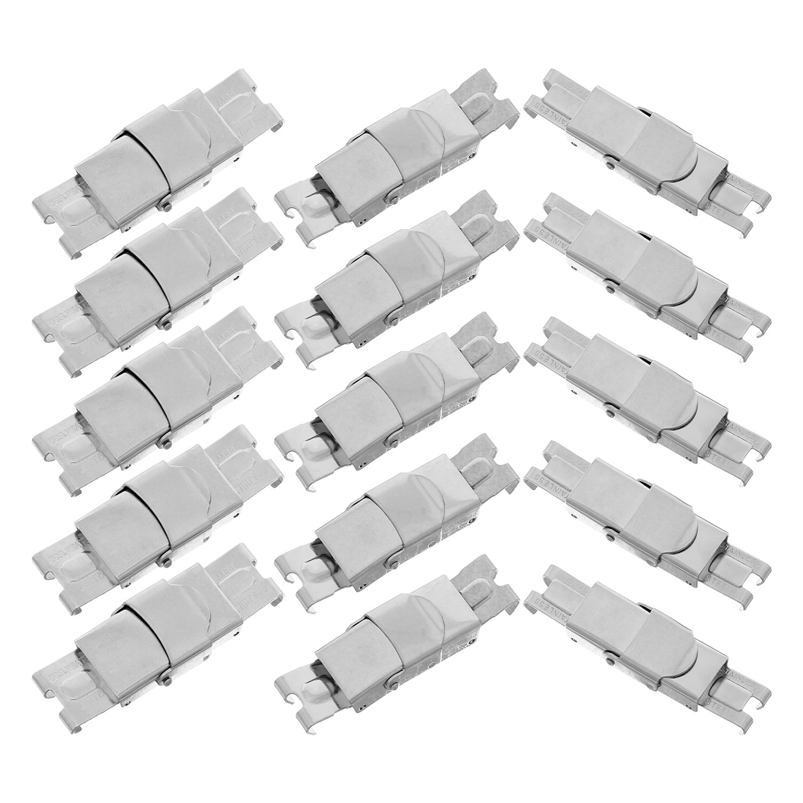 15Pcs Hand Watch Stainless Ste - مراجعة Mesh Stainless Strap وسعره