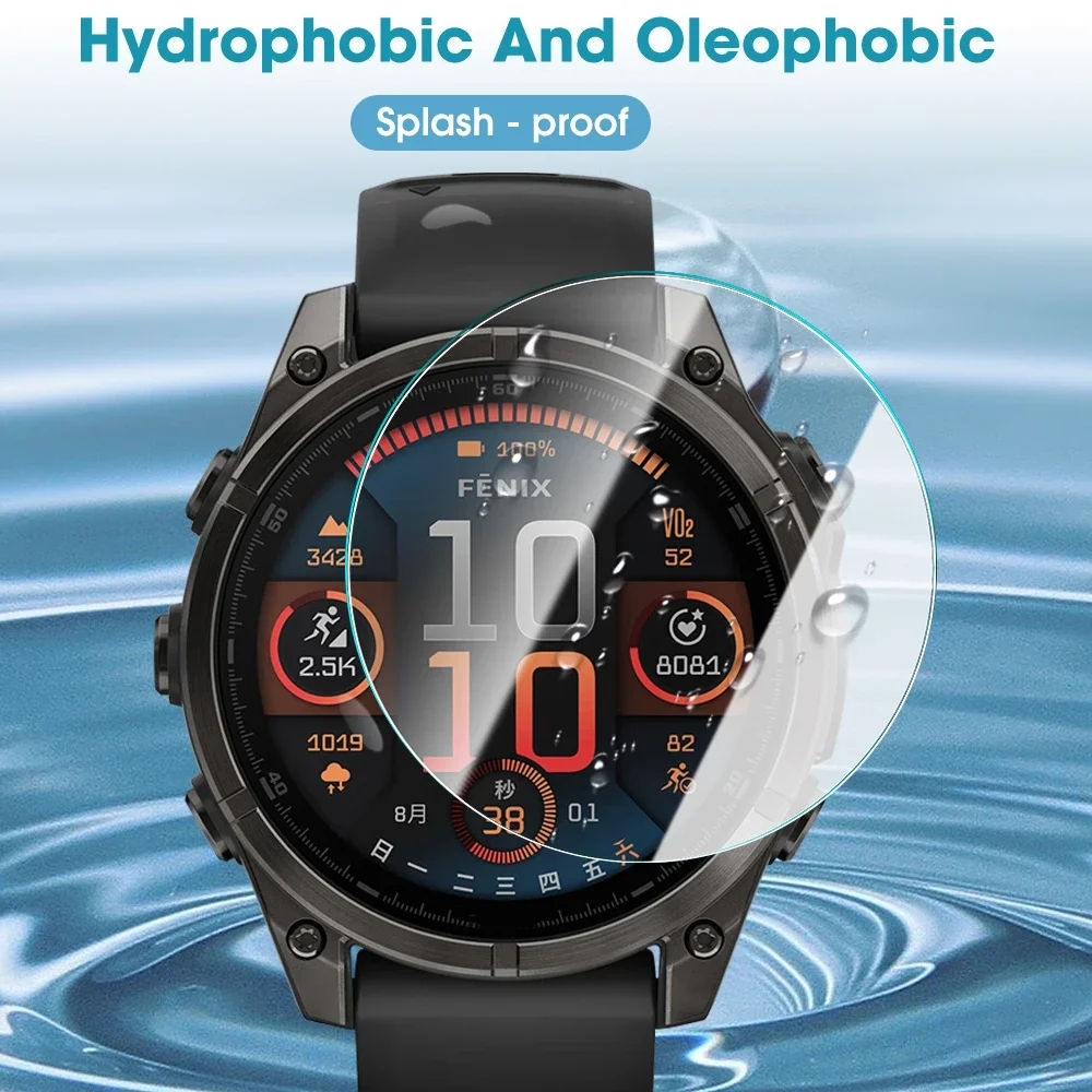 1/5pcs 9H HD Tempered Glass fo - مراجعة Xwatch Smartwatch وسعره