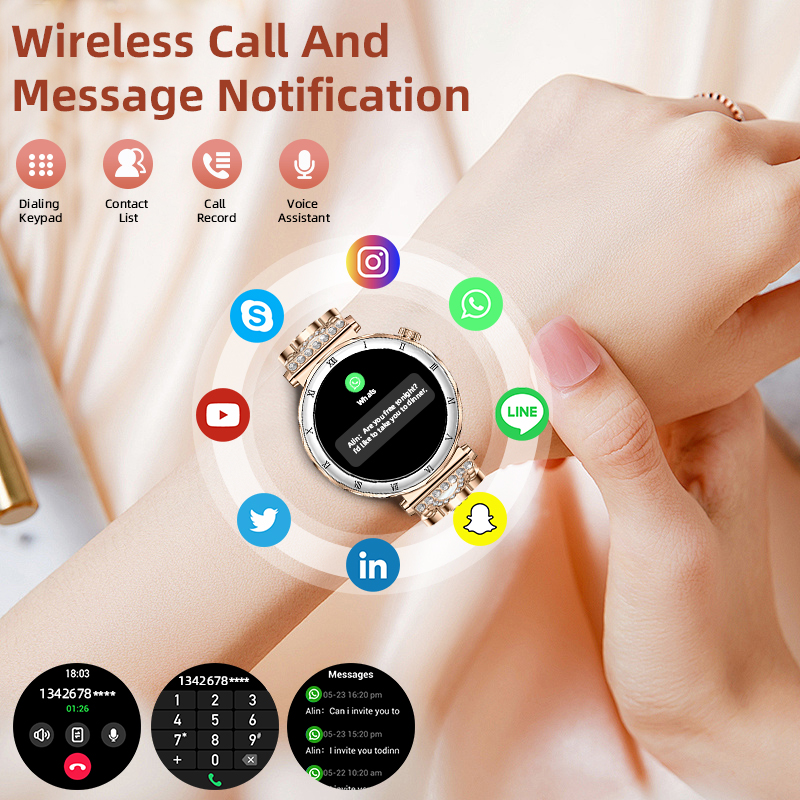 Luxury Smart Watch Women Ladie - مراجعة Smartwatch Latest Watches For Women وسعره