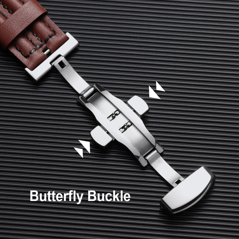 20mm 22mm Genuine Cowhide Watc - مراجعة Smartwatch Vintage Watches For Men وسعره