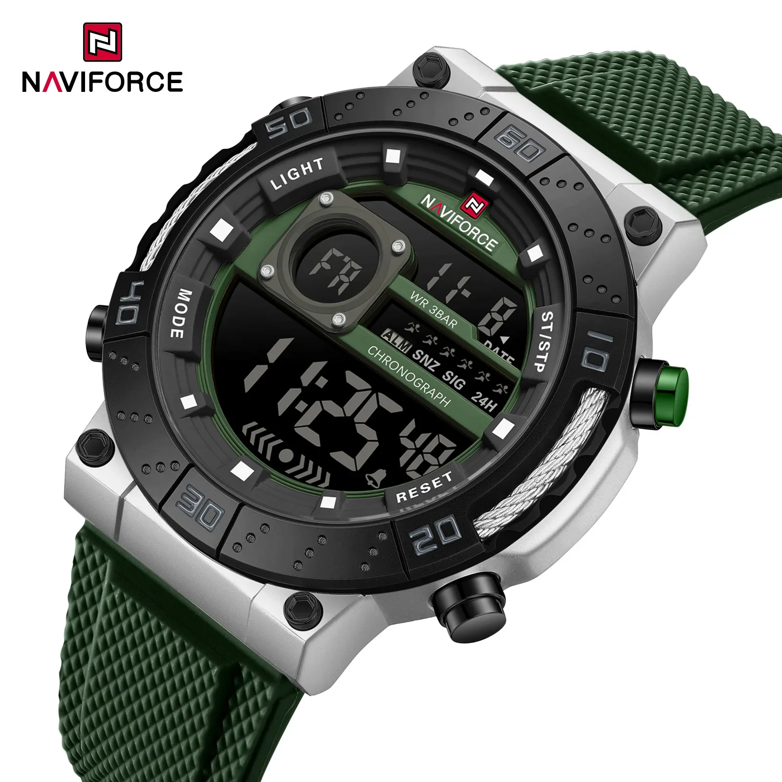 NAVIFORCE New LCD Digital Spor - مراجعة Watch Display Pillow وسعره