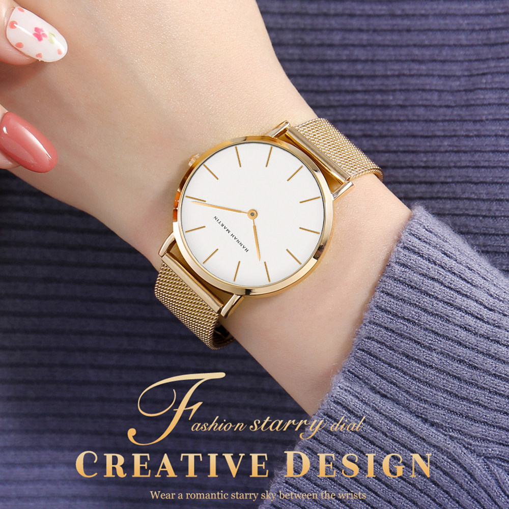 2023 New Women Bracelet Watch  - مراجعة Mesh Stainless Strap وسعره