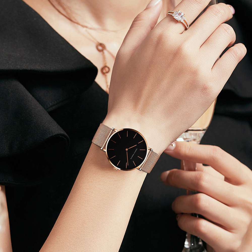 2023 New Women Bracelet Watch  - مراجعة Mesh Stainless Strap وسعره