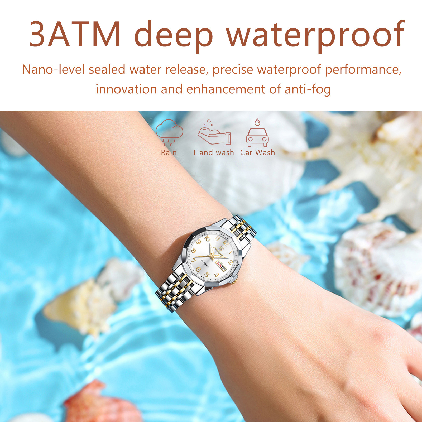 POEDAGAR Elegant Ladies Watche - مراجعة Waterproof Diving Watch وسعره