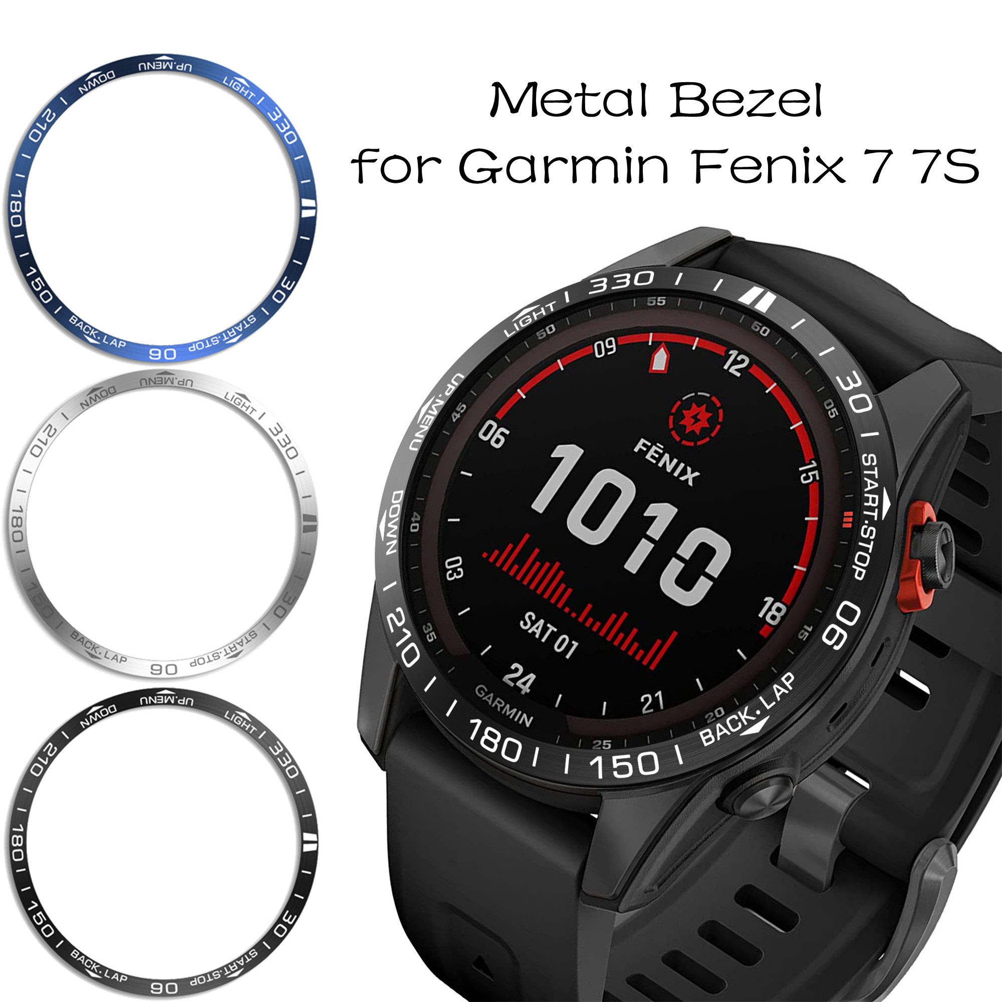 Metal Styling Bezel for Garmin - مراجعة Smartwatch Ring Watches وسعره