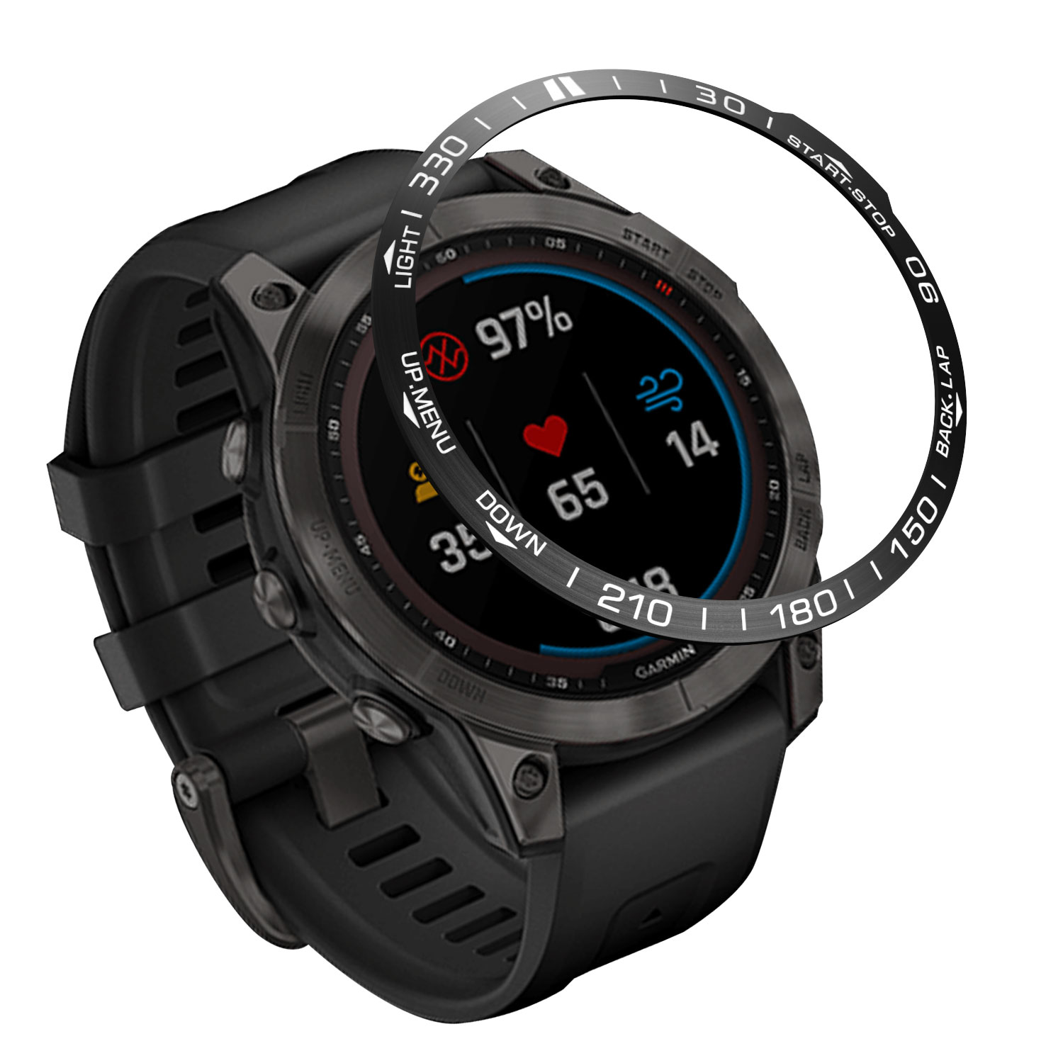 Metal Styling Bezel for Garmin - مراجعة Smartwatch Ring Watches وسعره