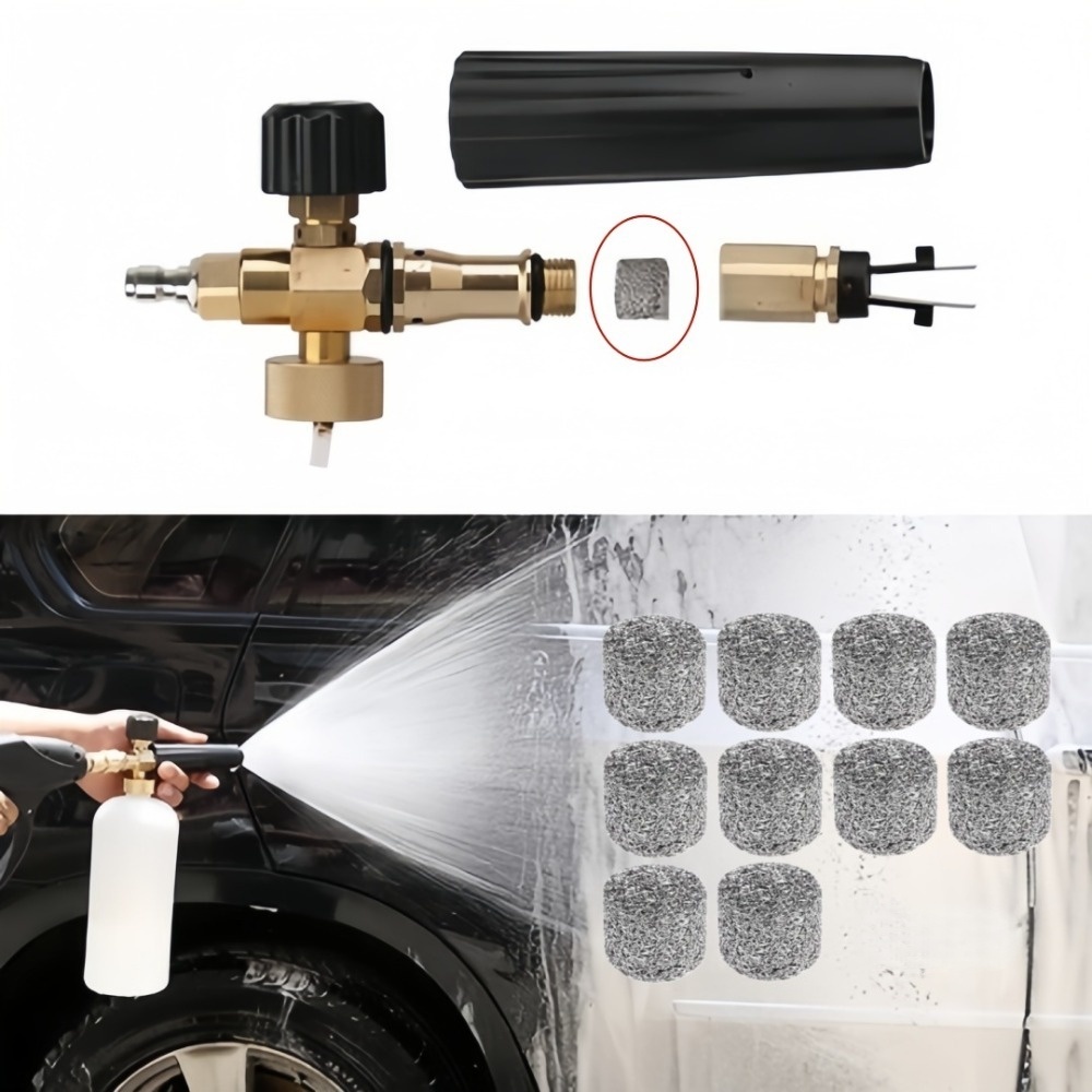 6pcs Car Wash High Density Foa - مراجعة Mesh Stainless Strap وسعره