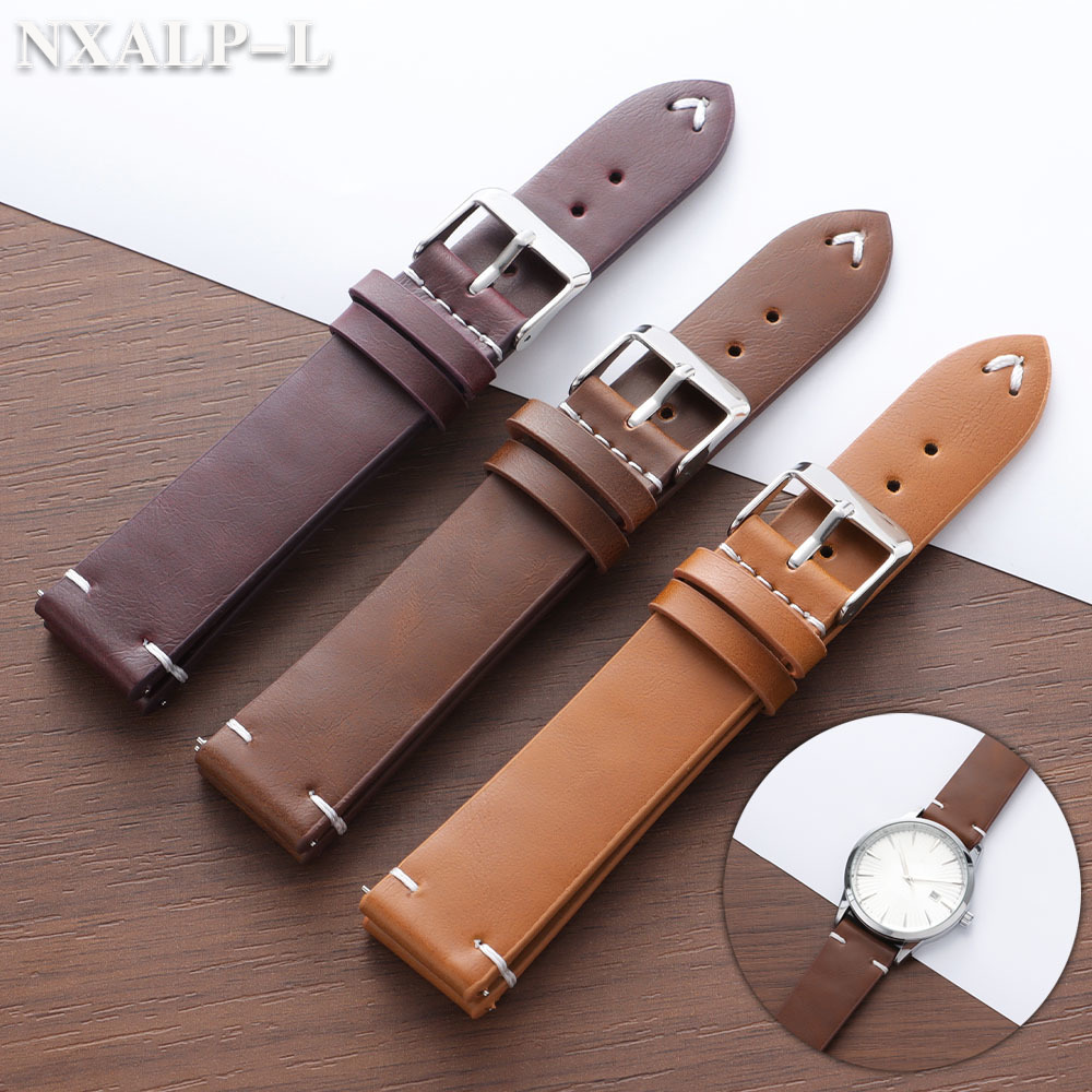 Stitching Bracelet 18mm 20mm 2 - مراجعة Smartwatch Vintage Watches For Men وسعره