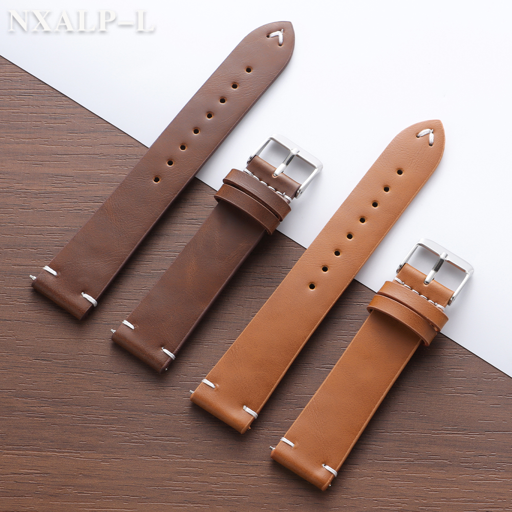 Stitching Bracelet 18mm 20mm 2 - مراجعة Smartwatch Vintage Watches For Men وسعره