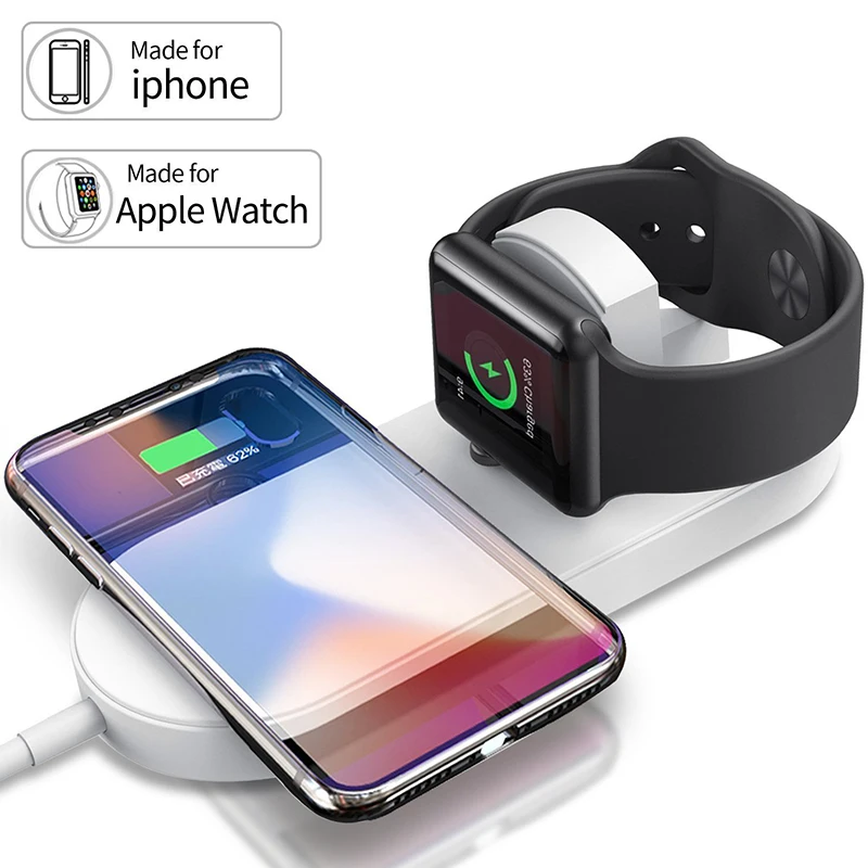 2 in 1 Fast Wireless Charger P - مراجعة Watch Watch Xs وسعره
