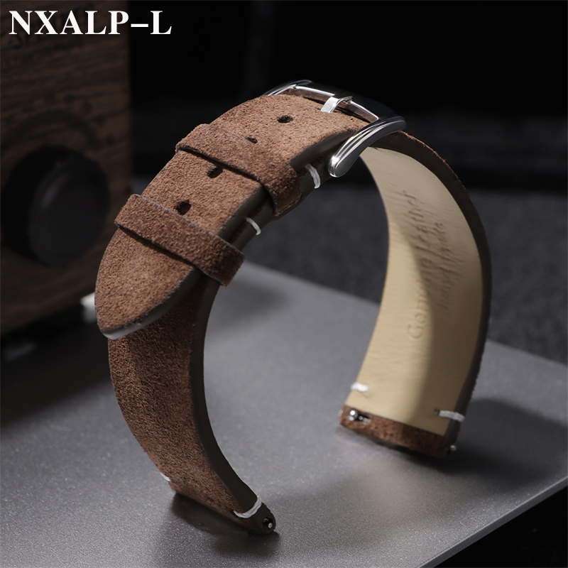 Soft Suede Genuine Leather Wat - مراجعة Omega Watches Smartwatch وسعره