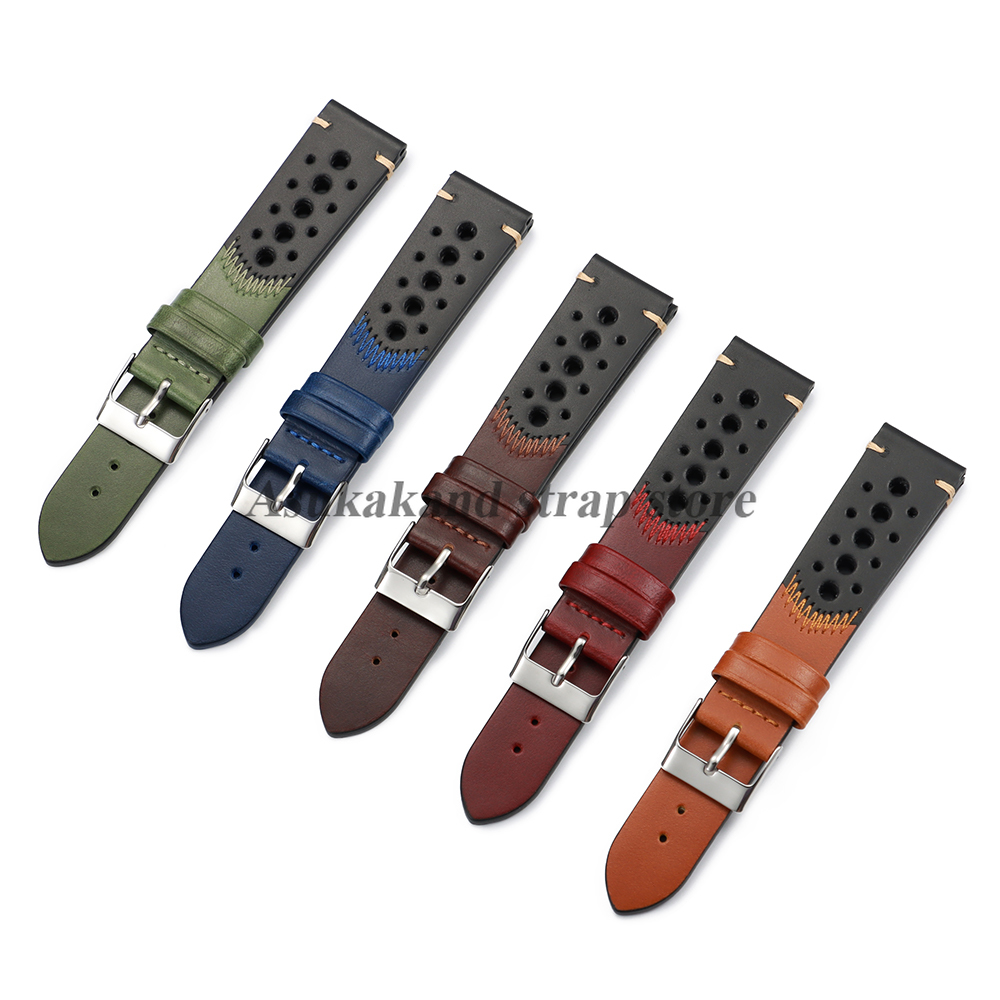 New Oil wax Leather Watch Stra - مراجعة Omega Watches Smartwatch وسعره